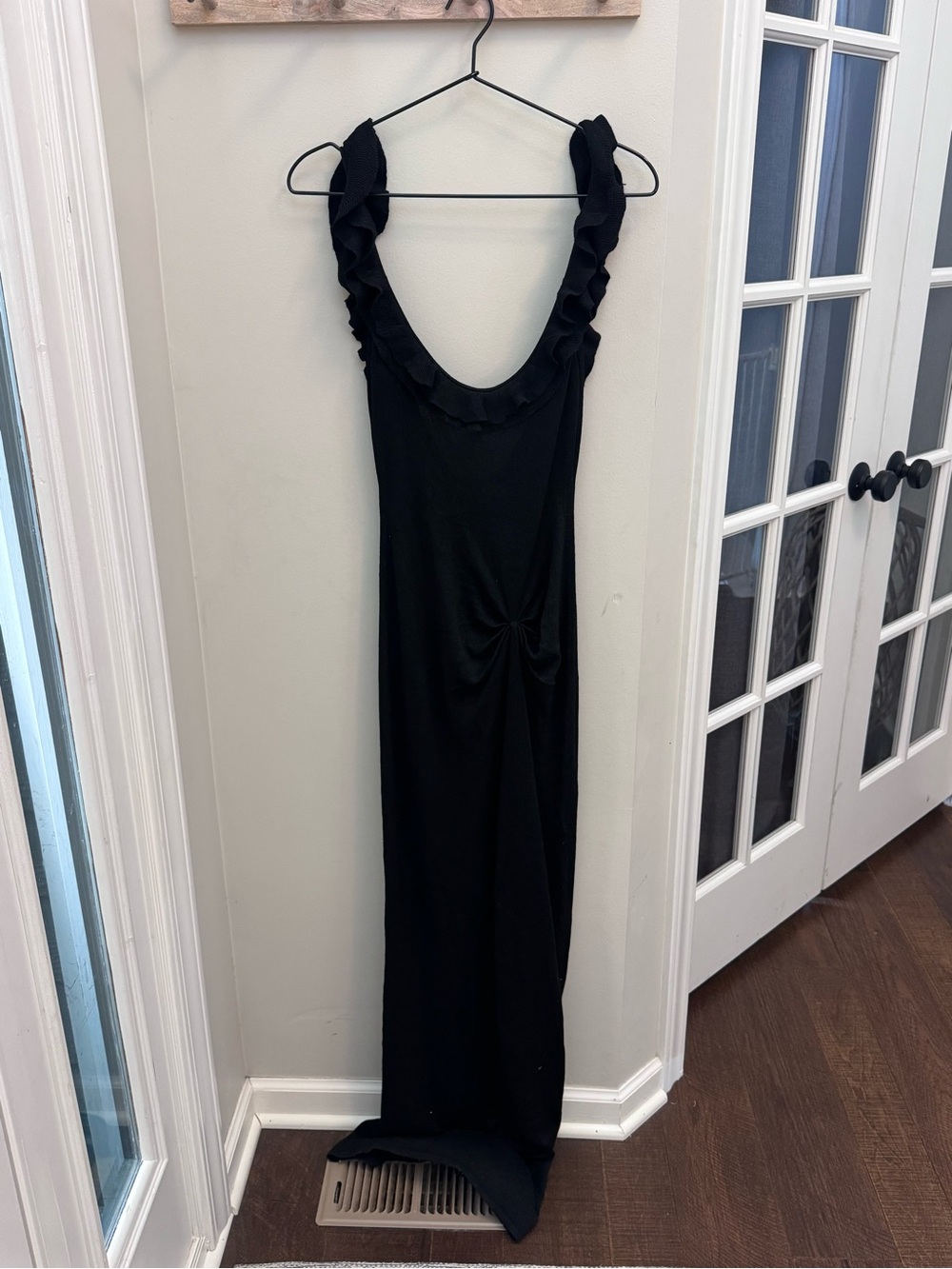 ASTA Resort Elise Maxi Dress Sheer Black New - Picture 4 of 11